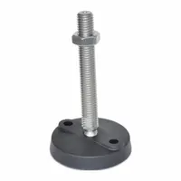 JW WINCO Male-End Leveling Mount: Swiveling Stud, M12 Thread Size, 80 mm, 22,241.11 N Capacity (MPN 12N3WP8)