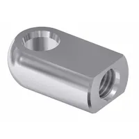 BANSBACH EASYLIFT Hinge Eye End Fitting: Aluminum, 8.2 mm Eyelet Dia (MPN 96119A)