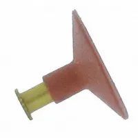 EXCELTA Vacuum Cup: Straight, 0.5 in Tip Size, Silicone, Brass, 2051