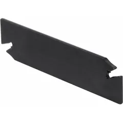 Cut-off blade for lathe and CNC machine part-off and grooving operations. Used in general metalworking to separate or groove workpieces with precision.
