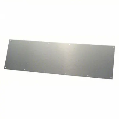 TRIMCO 10x34.630 Standard Door Kick Plate, 34 in W x 10 in H, Stainless Steel - Standard Door Kick Plates