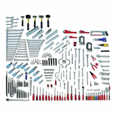 WRIGHT Fractional Maintenance Tool Set: 368 Total Pcs, SAE - Tool Only Sets