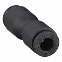 LEGRIS Push-Fit Union Fitting: 5/32 in OD x 5/32 in OD Size, Fiberglass-Reinforced Nylon, 10 PK (MPN 3106 04 00)