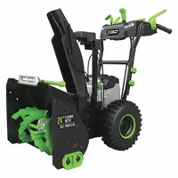 EGO Cordless Walk-Behind Snow Blower: 200° Chute Turning Radius, Cordless, Manual, 20 in Clearing Dp (MPN SNT2400)