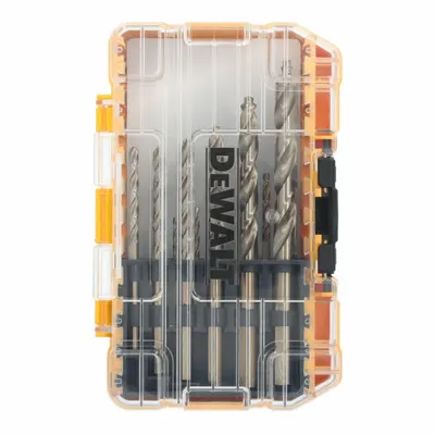 DEWALT Drill Bits: 15/64", 135° Pilot Point, Black Oxide Cobalt - General Purpose Cobalt Jobber-Length Drill Bits