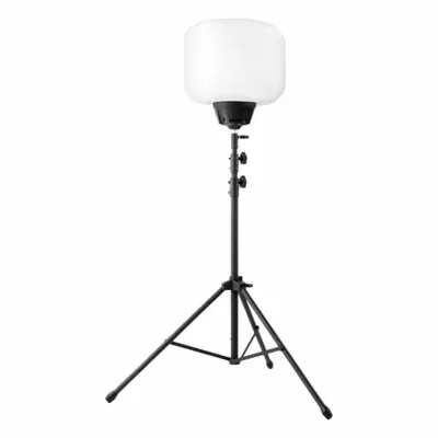 VOLTERREX Tripod Balloon Light Kit: LED, 19,500 lm Max Brightness, 6.5 ft Max Ht - Corded Tripod Balloon Lights