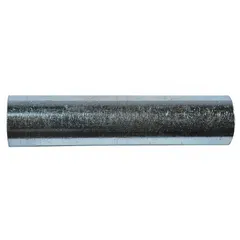 This metal sleeve is a replacement part for hand trucks, used to secure or guide components on the truck frame. It is made of metal with a silver finish. Compatible with part number 3W311.