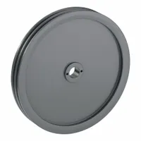 APPROVED VENDOR V-Belt Pulley: 2AK154, 2 Groove, 15.25 in OD, Bushed Bore, H/QT, Cast Iron (MPN 2AK154H)