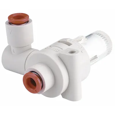 SMC ZFB101-05 Vacuum Suction Filter with Swivel Connectors - Vacuum Suction Filters with Swivel Connectors