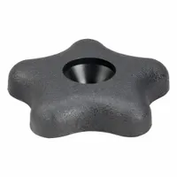 INNOVATIVE COMPONENTS Hand Knob: 5 Point, Plastic w/ Steel Thread, 5/16"-18 Thread, 2.27 in Dia (MPN GN5C----5S4--21)