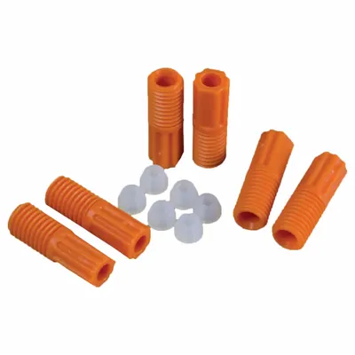 JUSTRITE Compression Fittings: Ethylene Tetrafluoroethylene - Compression Fittings for HPLC Waste Cans