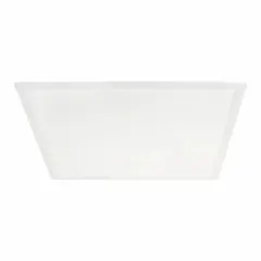 This 2 ft x 2 ft LED flat panel delivers 3950 lumens at 35 W with selectable color temperatures of 3500K, 4000K, or 5000K. It operates on 120-277V AC and includes dimming capability. Designed for standard ceiling grid installations, it is suitable for commercial and industrial spaces requiring uniform overhead lighting.