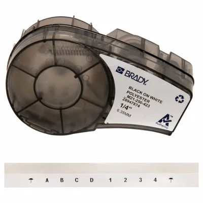 BRADY M21-250-423 Combined Label and Ribbon Cartridge - Brady Thermal Transfer Continuous Label Roll Cartridges