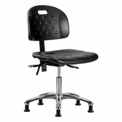 APPROVED VENDOR Polyurethane Lab Chair, Armless, Height Range 17 3/4 to 23 in