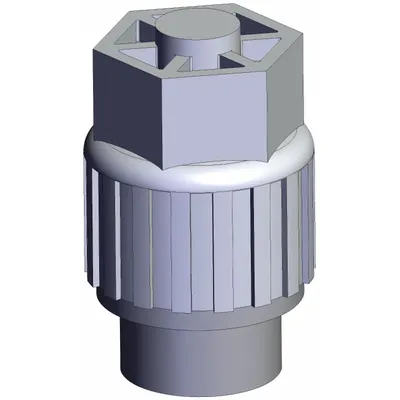 SMC Plug: 1/4 in Size, Compression - PFA Compression Tube Fittings