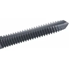 General purpose hand tap for cutting internal threads in drilled holes. Features a plug chamfer for through-hole threading in metals and plastics. Tolerance H3/2B ensures precise thread fit for standard UNC fasteners.