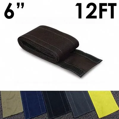 ELECTRIDUCT Cable protector: 6 in Overall Wd, 12 ft Lg, Nylon - Fabric Hook-and-Loop Cable Floor Covers