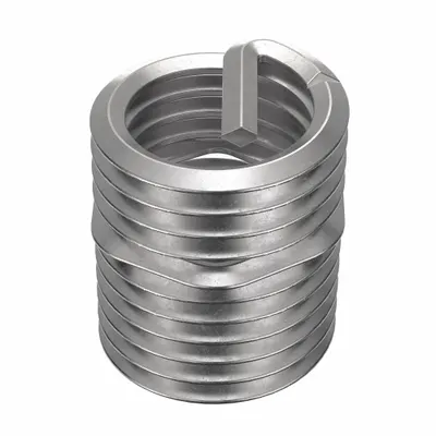 HELI-COIL Helical Insert: Tanged Tang Style, Screw-Locking, 1 1/8"-7 Thread Size - Screw-Locking Tanged Helical Inserts
