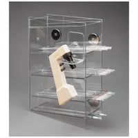 Serological Pipette Holder: 4 3/4 in Overall Wd, 16 in Overall Ht, 11 1/4 in Overall Lg, PETG, Clear (MPN PGSERPIP4-M-BRK)