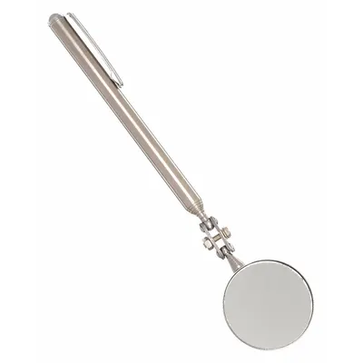 WESTWARD Inspection Mirror: 1 1/2 in Dia Mirror Size, Mirr. Mat. Glass - Standard Inspection Mirrors