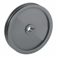 APPROVED VENDOR V-Belt Pulley: 2AK124, 2 Groove, 12.25 in OD, Bushed Bore, H/QT, Cast Iron (MPN 2AK124H)