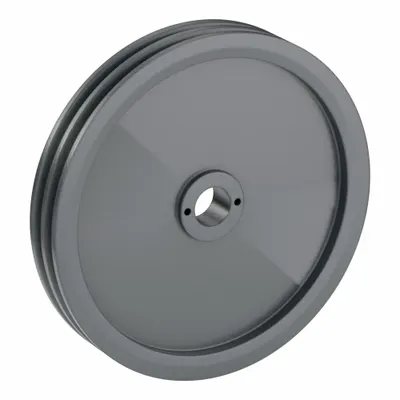 OEM V-Belt Pulley: 2AK124 - Bushed-Bore Cast-Iron V-Belt Pulleys
