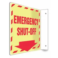 Safety Sign: PETG, Mounting Holes Sign Mounting, 8 in x 8 in Nominal Sign Size, Not Retroreflective