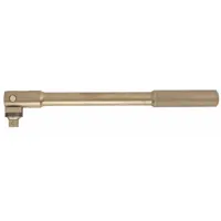 AMPCO Universal Joint: 3/8 in Drive, 8 1/2 in Lg, Smooth Grip, Aluminum Bronze, Unfinished (MPN W-293)