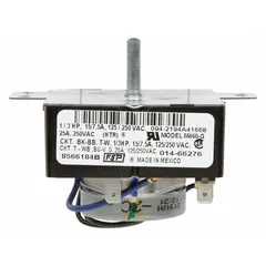 OEM replacement timer for Whirlpool washing machines and dryers. Controls the drying cycle timing, advancing the appliance through drying stages. Suitable for use in residential laundry appliances.