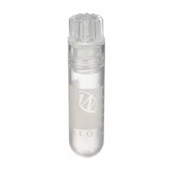 Cryogenic Vial, Polypropylene, 2 mL, Natural, 12 mm Body Dia, Non-Sterile