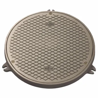 JAY R. SMITH MFG. CO Floor Cleanout: 11 1/2 in Overall Dia, 3/4 in Overall Ht, Nickel Bronze - Floor Cleanout Covers