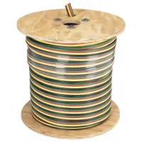 SOUTHWIRE Flat Submersible Pump Cable: 600 V, 3 Conductors, 500 ft Lg, 12 AWG, Black/Red/Yellow (MPN 56366102)