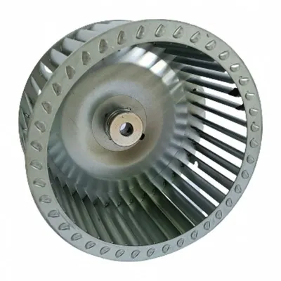 Dayton Blower Wheel: Forward-Curved, 8 1/4 in Dia, 5 3/16 in W, CW Hub End, Steel Wheel - Single-Inlet Forward-Curved Blower Wheels