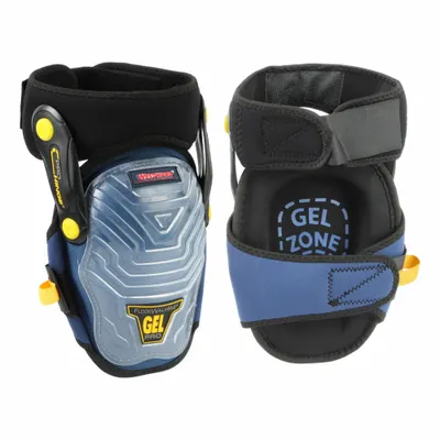 WESTWARD Knee Pad: Universal, 2 Straps, Hook-and-Loop - Stabilizing Knee Pads