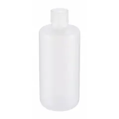 APPROVED VENDOR HDPE Narrow Mouth Round Lab Bottle, 1 L, Amber, 38-430 mm Closure, Unlined, MPN 209130