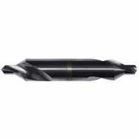 KEO Center Drill: Plain Type, #4, 60°, 2 1/8 in Overall Lg, AlTiN Coated High Speed Steel (MPN 906-001-704)