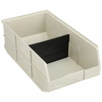 AKRO-MILS 30358BEIGE Colored Plastic Shelf Bin - Colored Plastic Shelf Bins