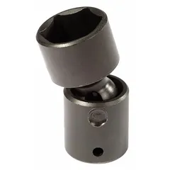 This 1/2" drive SAE flex impact socket features a 7/8 in, 6-point deep design with a black oxide finish. The flex joint allows access to recessed or angled fasteners in high-torque applications. Not tether capable. Suitable for use with impact tools in automotive, heavy equipment, and industrial maintenance tasks.