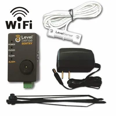 SUMP ALARM LS-SENTRY-120V-LEAK-2M-RAW Wi-Fi Enabled Liquid-Level Alarm - Wi-Fi Enabled Liquid-Level Alarms