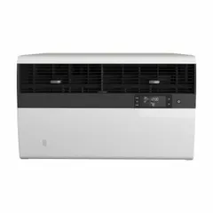 Commercial-grade window air conditioner for cooling and heating medium-sized spaces. Delivers 12,000 BtuH cooling capacity, operates on 230V AC with a NEMA 6-20P plug, and has a CEER rating of 14.4. Includes Wi-Fi connectivity for remote control. Suitable for offices, server rooms, or retail environments.
