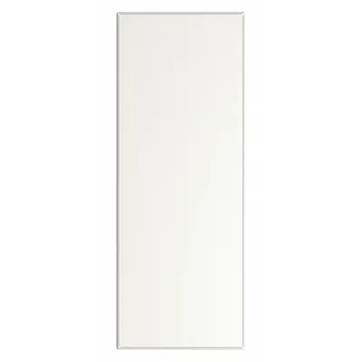 ASI GLOBAL PARTITIONS Partition Panel: Steel, Smooth Semi Gloss, White, 58 in Ht, 22 in Wd - Panels & Panel Posts for Bathroom Partitions