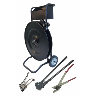 OEM Strapping Tool Kit - Cart, Tensioner, Sealer, Strapping, Cutter & Seals