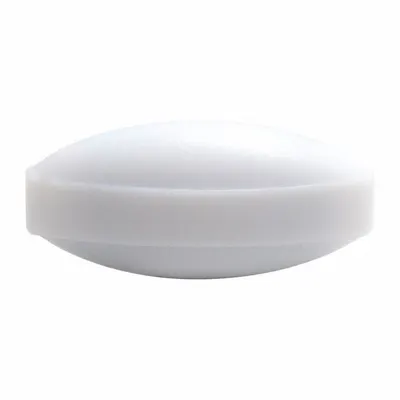 CHEMGLASS Stirring Bar: Egg, PTFE, 41.27 mm Overall Lg, 19.05 mm Dia, 19.05 mm Overall Wd - Metric - Egg Shaped Stir Bars