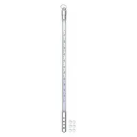 VEE GEE Armored Liquid In Glass Thermometer: -4°F to 230°F, Full Immersion, 12 in Immersion Dp (MPN 80702-A)