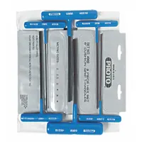 PROTO Hex Key Set: 6 - 10 Pieces, T, Metric, Std End, Long, 6 Pieces, Black Oxide, 6 Tips (MPN J4969)