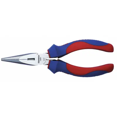 WESTWARD Needle Nose Plier: 2 in Max Jaw Opening, 6 3/8 in Overall Lg, 2 in Jaw Lg - Needle-Nose Pliers