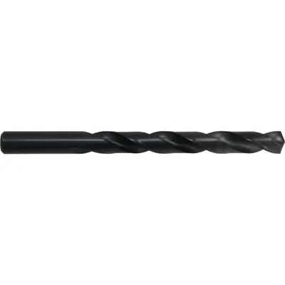 CHICAGO-LATROBE Jobber Length Drill Bit: 3/16", 135° Split Point, Black Oxide HSS - NAS-Spec High-Speed Steel Jobber-Length Drill Bits for Aerospace