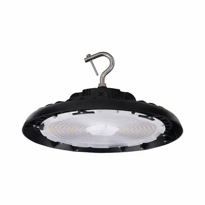 DAYBRITE Selectable Round High Bay: 37 lm, 3500K/4000K/5000K, 25 ft – 50 ft Mounting Ht - Round LED Bay Lights