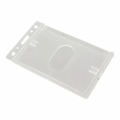 SICURIX Badge Holder: Pouch, Vertical, 5 1/2 in Badge Pouch Wd, 2 7/8 in Badge Pouch Ht - Sleeves & Holders for Badges