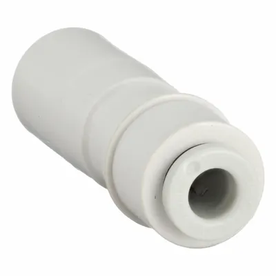 SMC KQ2R04-10A Push-to-Connect Adapter Fitting, Brass, 4 mm OD x 10 mm OD - Polybutylene & Brass Tube Fittings